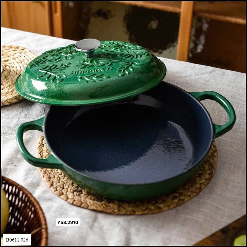 Nồi gang tráng men  Giá sỉ 630k
