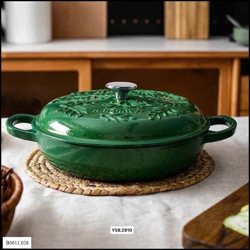 Nồi gang tráng men  Giá sỉ 630k