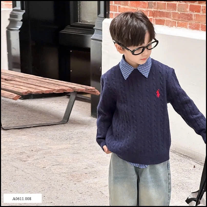 ÁO LEN THÊU NGỰA CAO CẤP NHÀ AMBB Giá sỉ 90-150: 185k      160: 200k