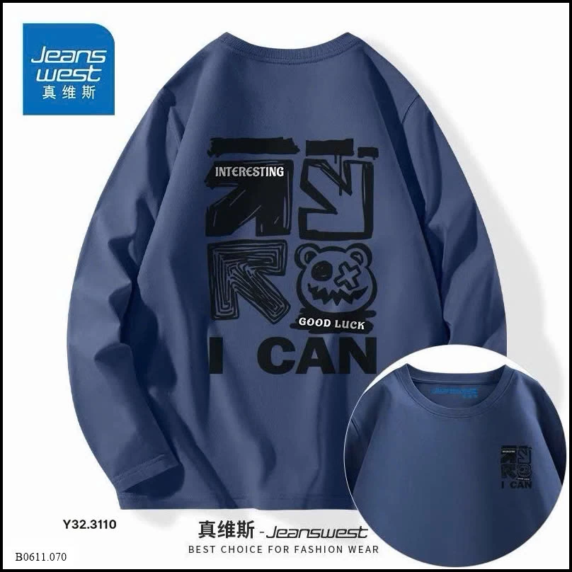 ÁO DÀI TAY HOẠ TIẾT JEANSWEST Giá sỉ 170k