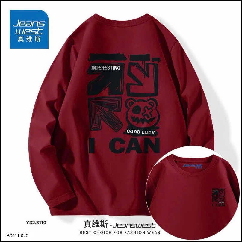 ÁO DÀI TAY HOẠ TIẾT JEANSWEST Giá sỉ 170k