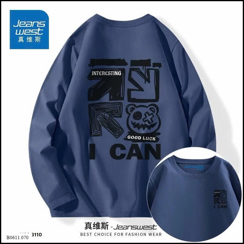 ÁO DÀI TAY HOẠ TIẾT JEANSWEST Giá sỉ 170k