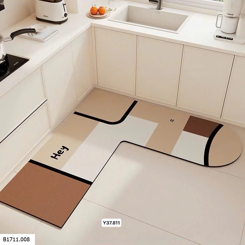 THẢM LÓT SÀN GÓC BẾP CHỮ L CHỐNG TRƯỢT  Giá sỉ 90k