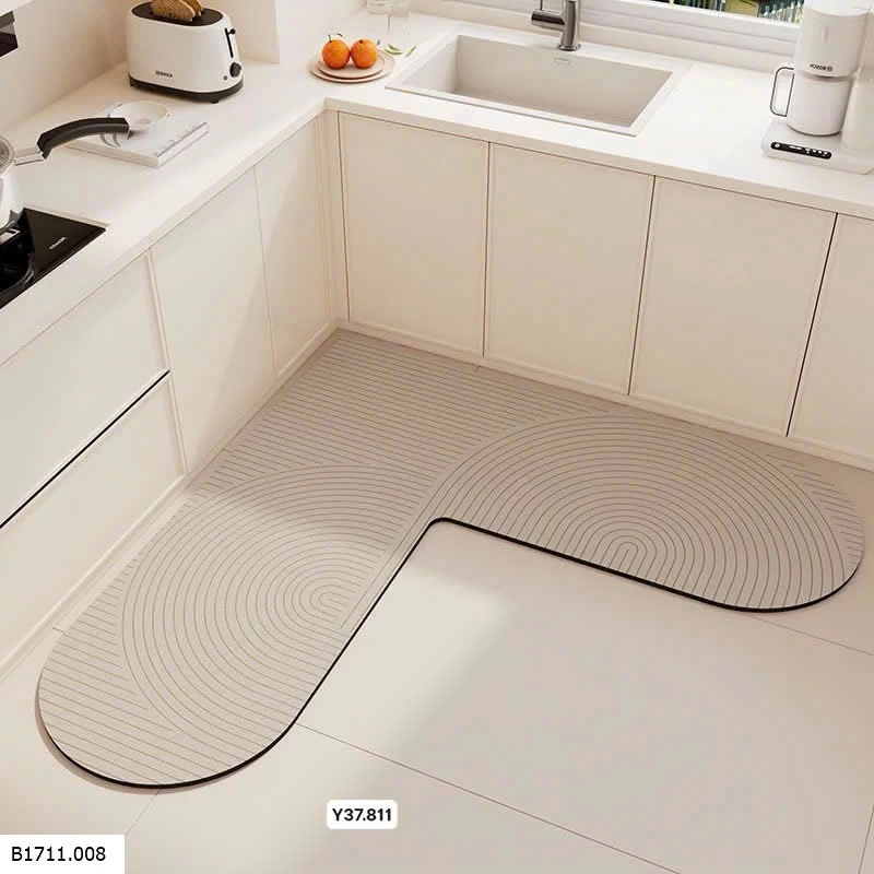 THẢM LÓT SÀN GÓC BẾP CHỮ L CHỐNG TRƯỢT  Giá sỉ 90k
