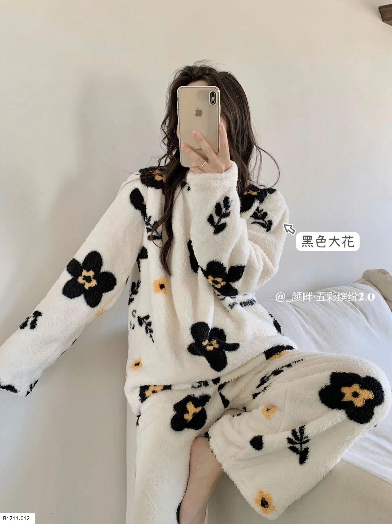 BST BỘ NGỦ LÔNG HỌA TIẾT CHO NỮ  Giá sỉ 165k