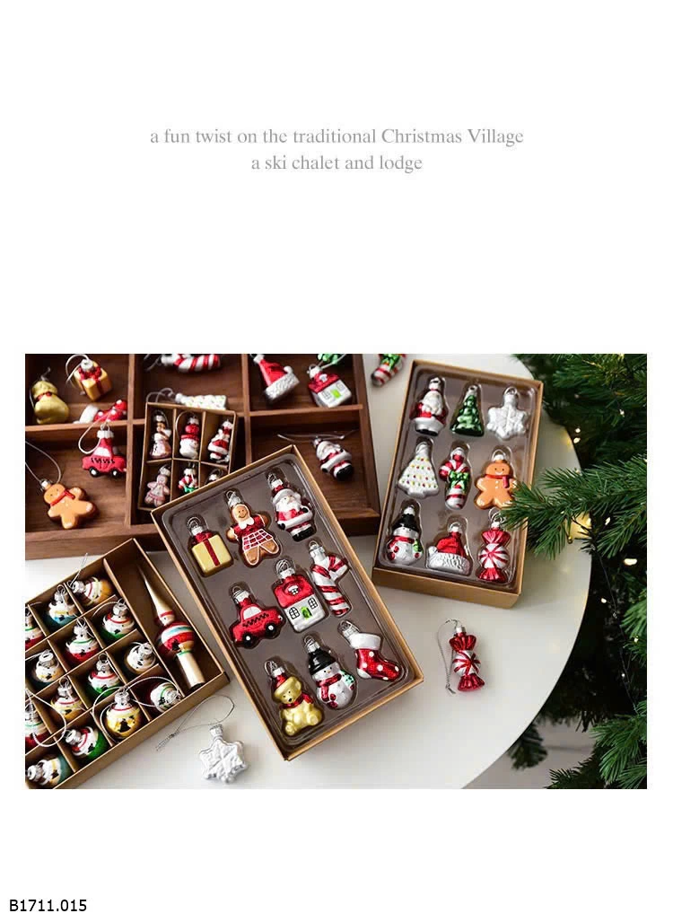 SET CHARM TREO CÂY THÔNG NOEL   Giá sỉ 120k