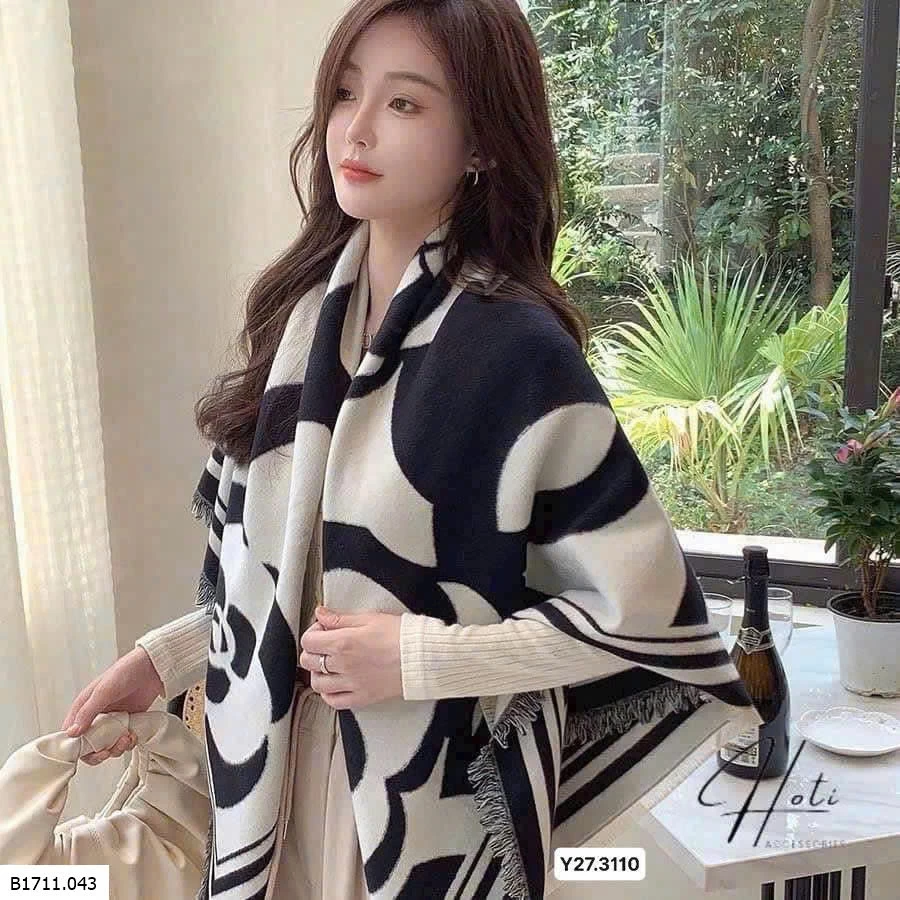 KHĂN CHOÀNG DẠ HOA TRÀ UK   Giá sỉ 95k