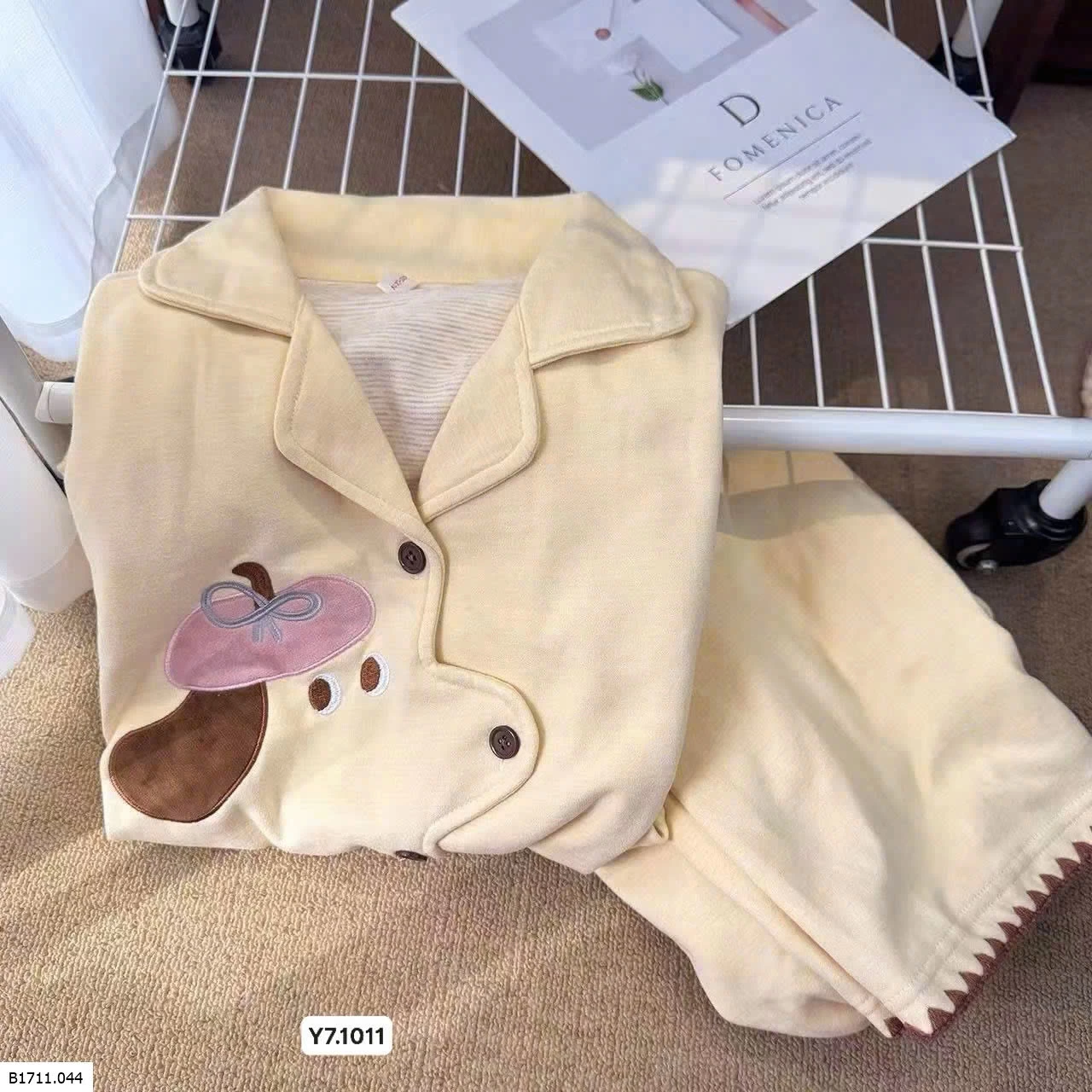 Set pijama vải lông cừu siêu ấm  Giá sỉ 180k