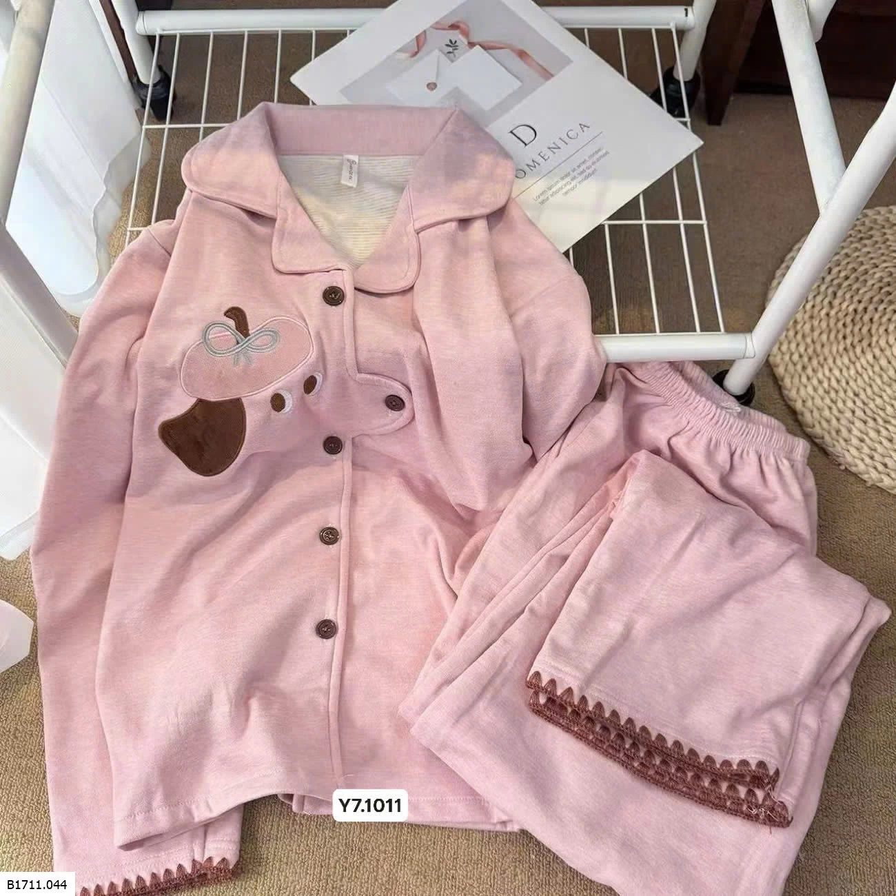 Set pijama vải lông cừu siêu ấm  Giá sỉ 180k