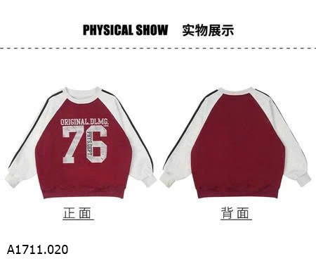 ÁO NỈ BÉ TRAI SIZE ĐẠI  Giá sỉ 200k