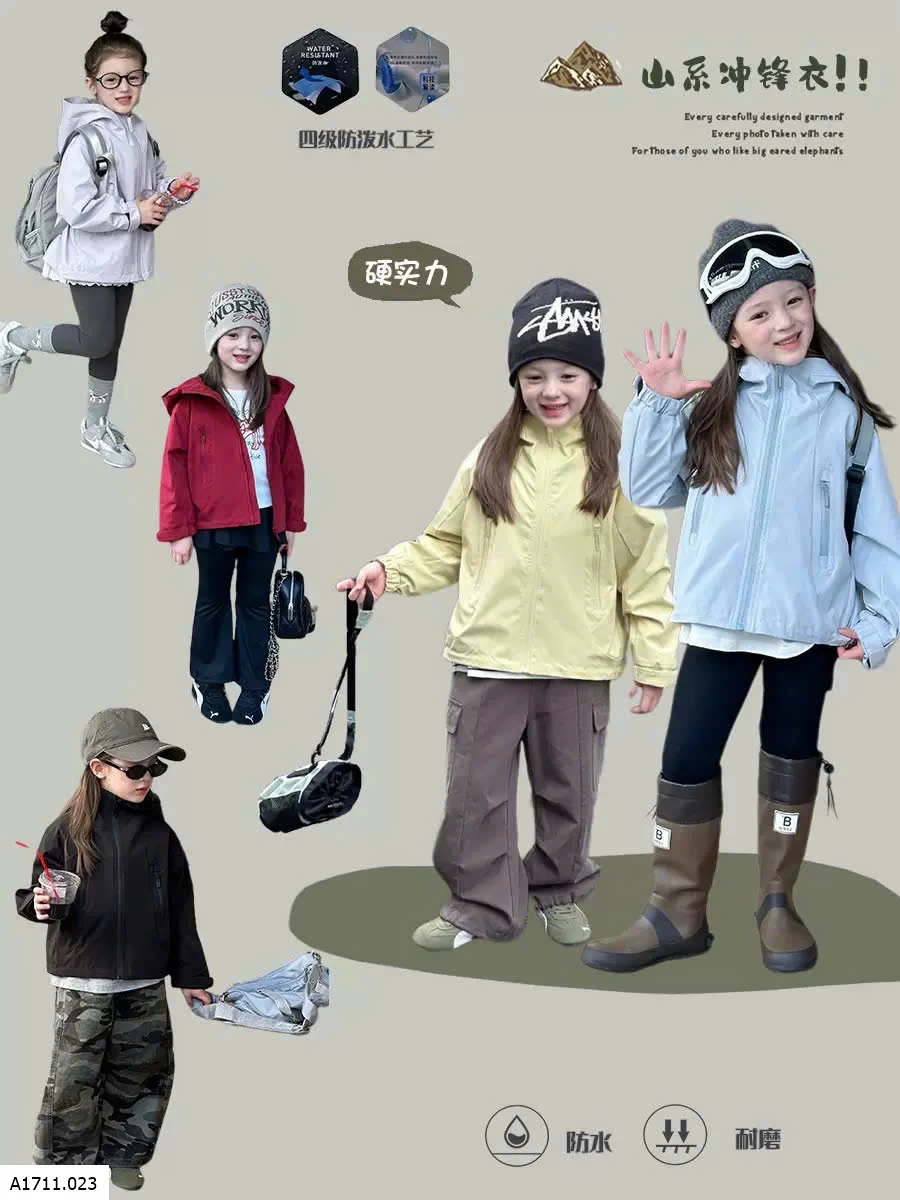 ÁO KHOÁC GIÓ AMBB  Giá sỉ sz 90-150: 225k sz 160: 240k  sz 170: 260k