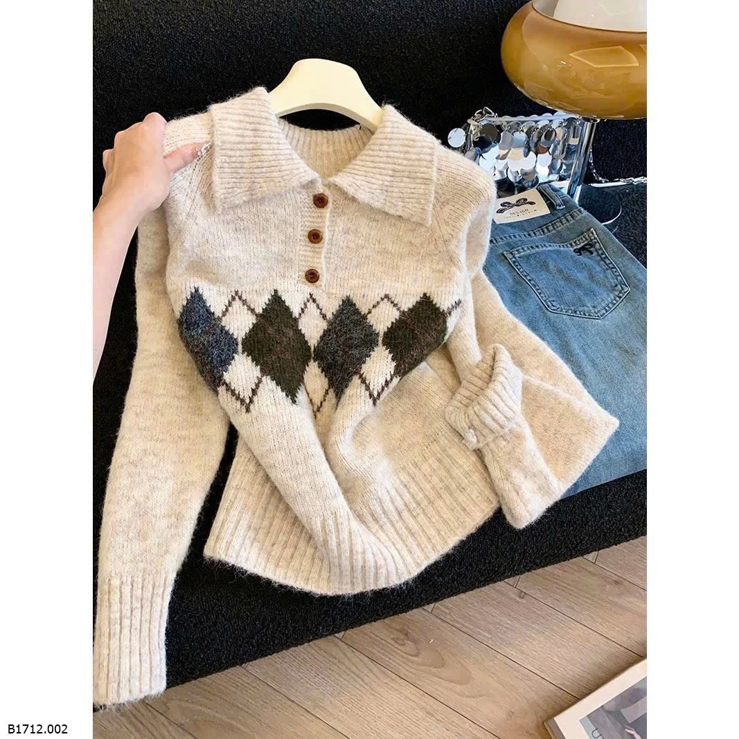 ÁO LEN CỔ POLO   Giá sỉ 165k