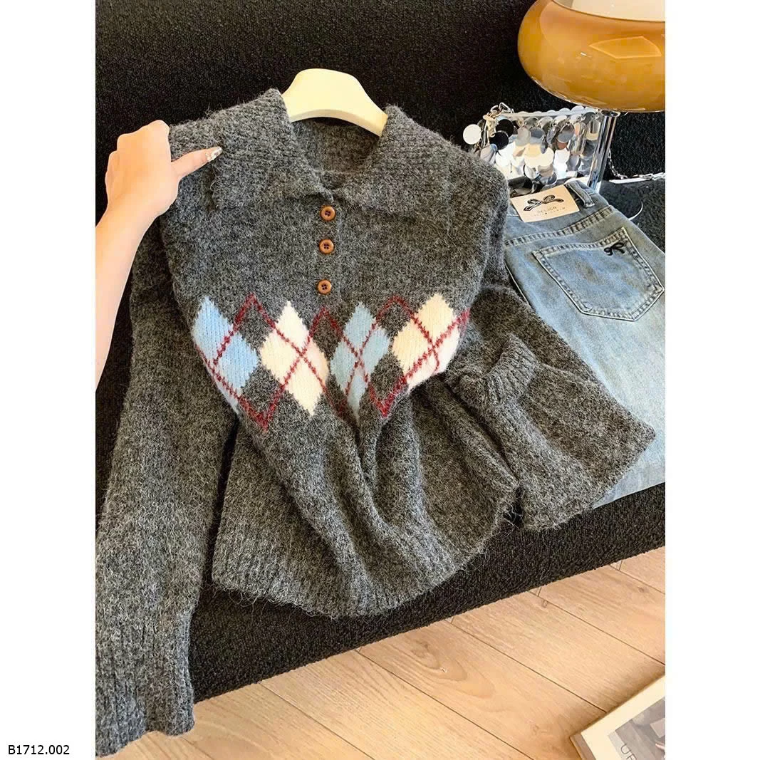 ÁO LEN CỔ POLO   Giá sỉ 165k