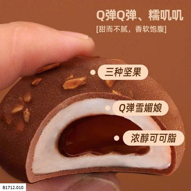 BÁNH MOCHI NHÂN CACAO PHỦ HẠT   Giá sỉ 95k