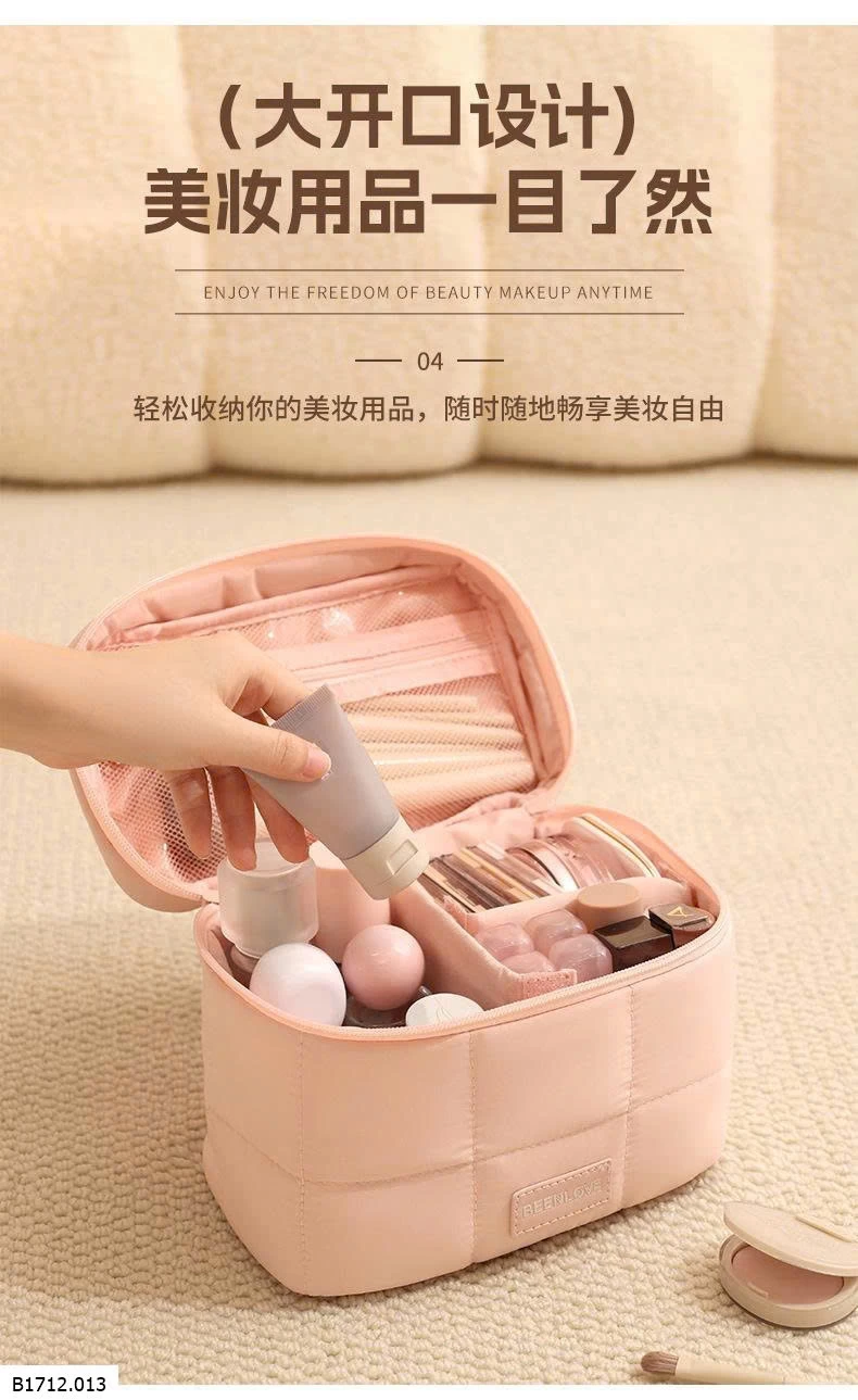 TÚI ĐỰNG MỸ PHẨM CHẦN BÔNG CAO CẤP   Giá sỉ 90k