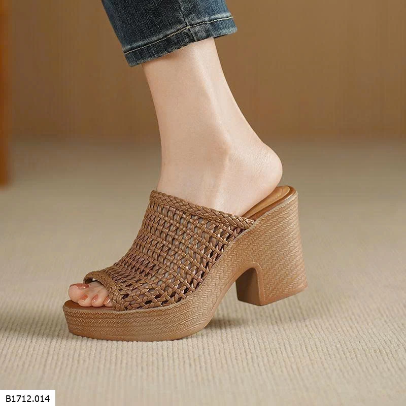 DÉP CAO GÓT ĐAN LƯỚI NỮ  Giá sỉ 250k