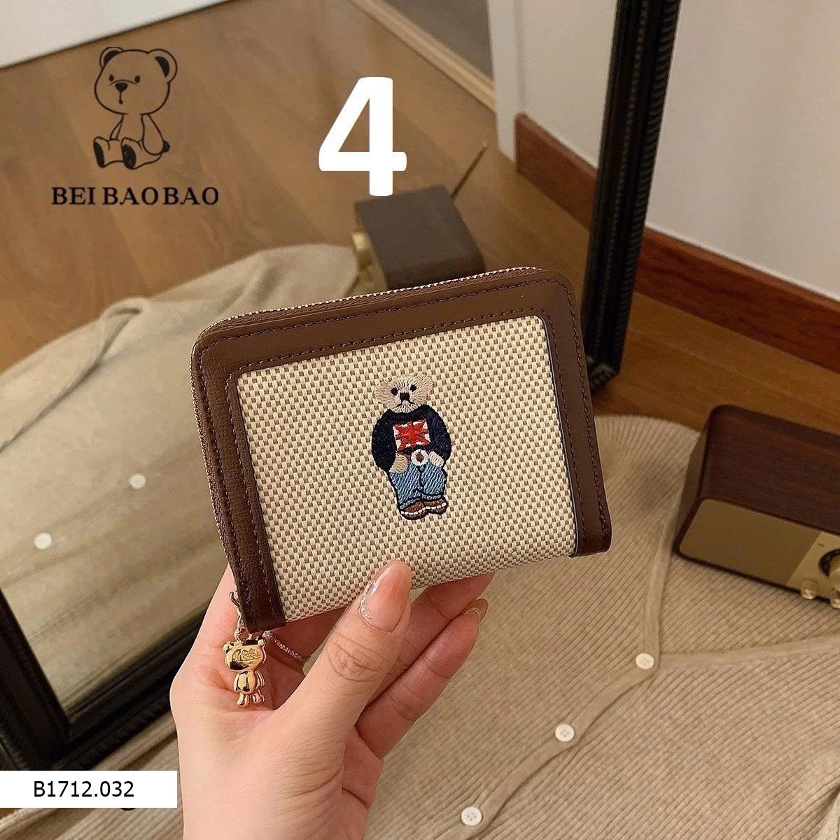 VÍ GẤU BEIBAOBABO  Giá sỉ mẫu 1-3 ( ví dài ): 165k       mẫu 4-6 ( ví ngắn ): 110k