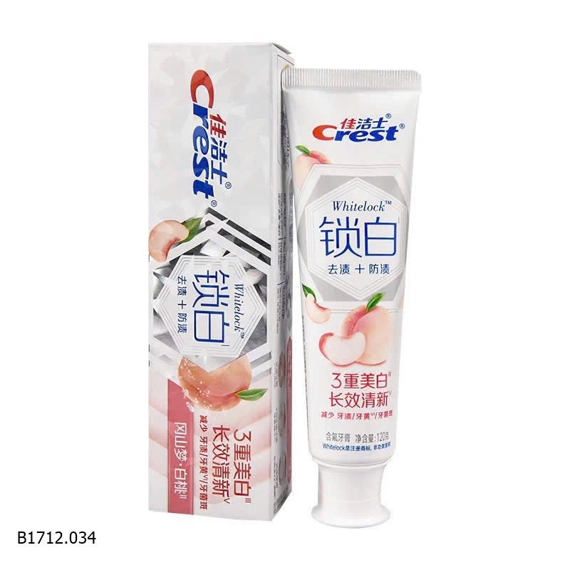 KEM ĐÁNH RĂNG GIỮ TRẮNG CREST  Giá sỉ 112k/2 tuyp 