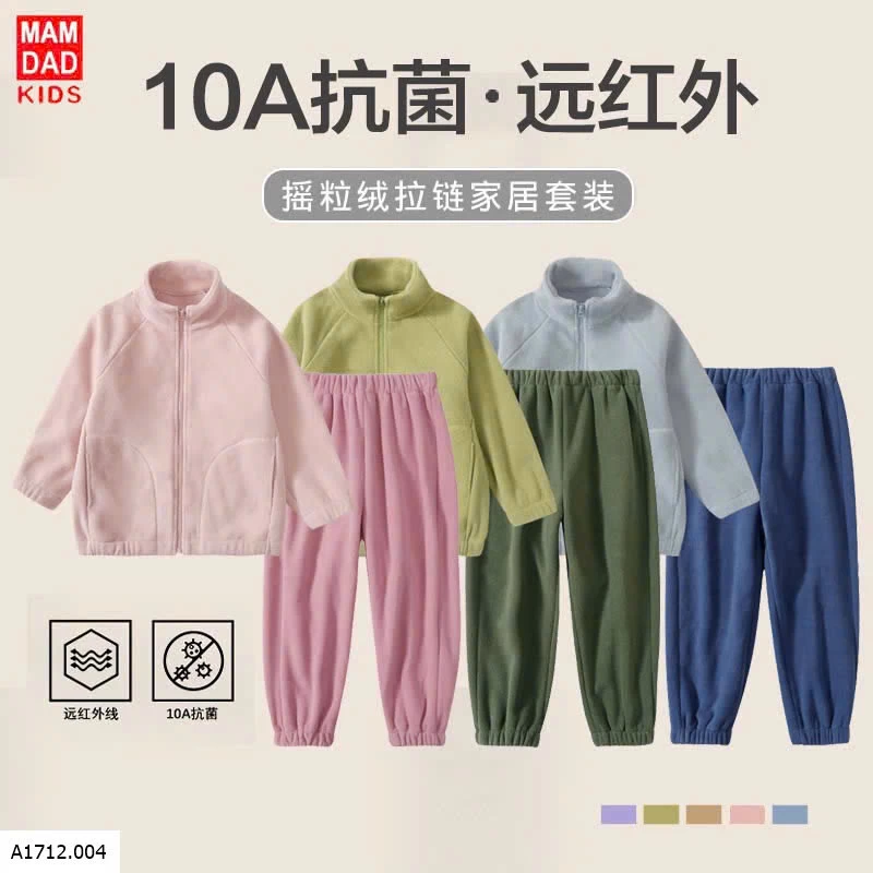 BỘ NỈ LÔNG CỪU TRẺ EM MAMDAD  Giá sỉ Size  110 120 130: #150k Size 140 150: #170k Size 160 170: #200ka