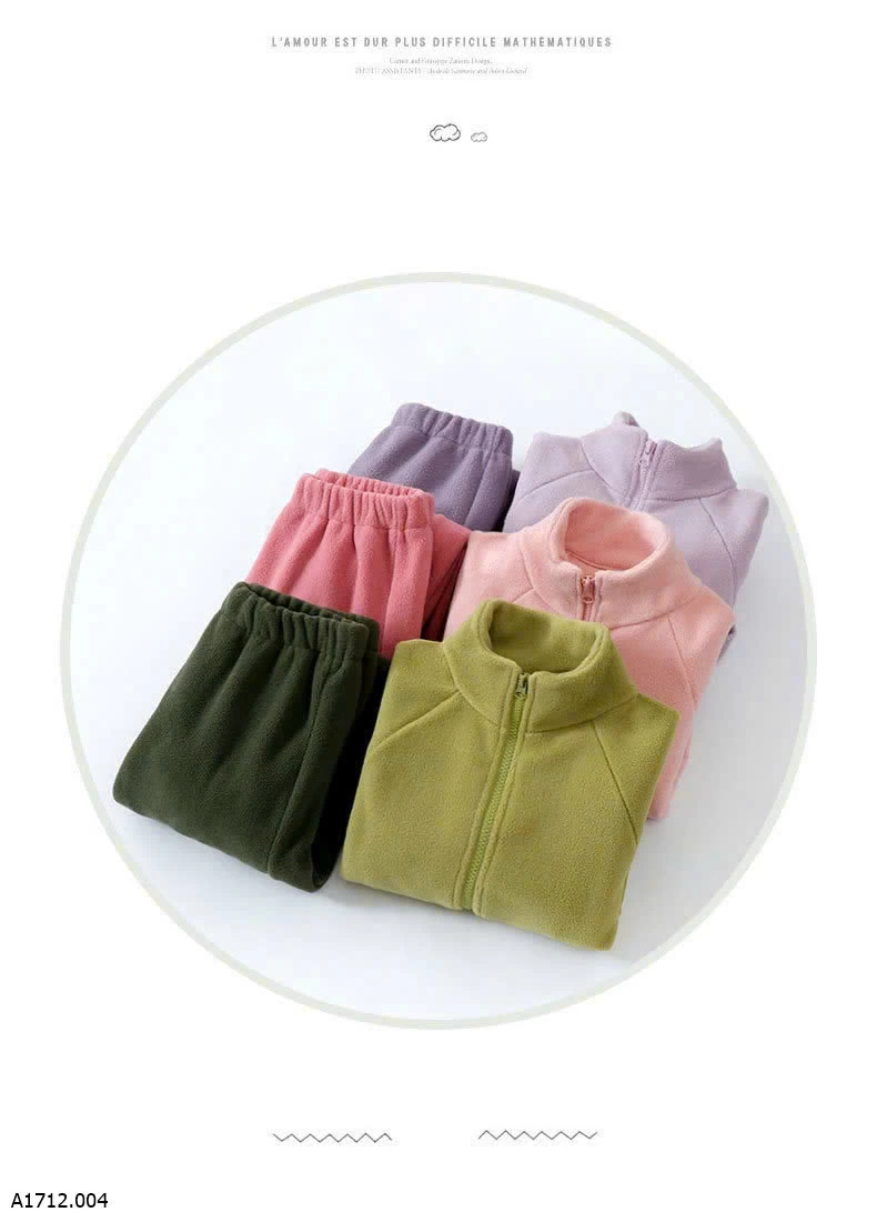 BỘ NỈ LÔNG CỪU TRẺ EM MAMDAD  Giá sỉ Size  110 120 130: #150k Size 140 150: #170k Size 160 170: #200ka