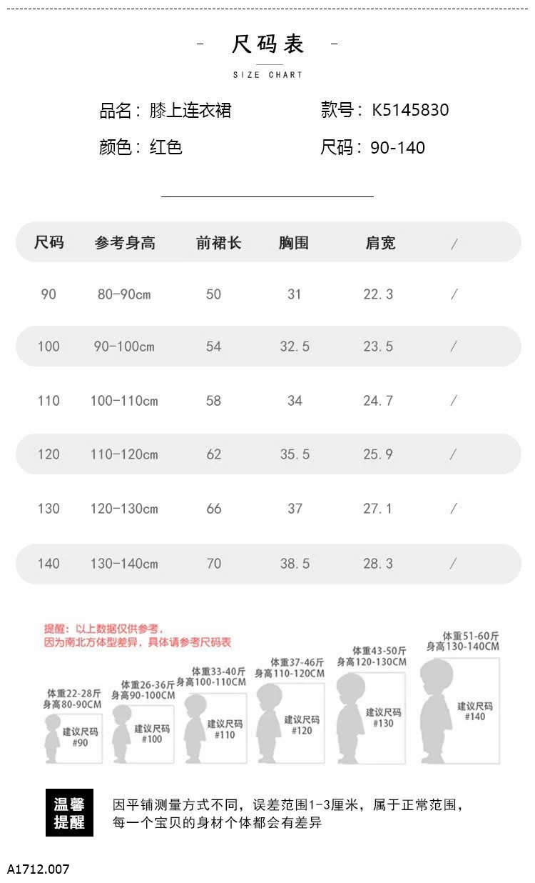 VÁY ĐỎ CHO BÉ  Giá sỉ 170k