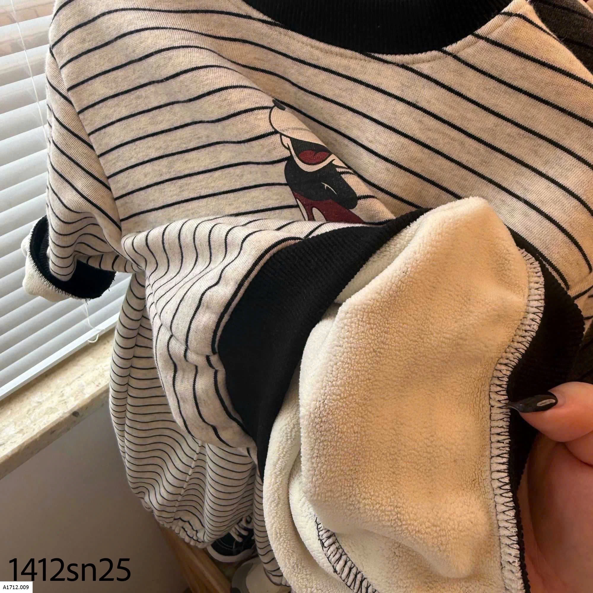 SET NỈ LÓT BÔNG CHO BÉ  Giá sỉ 165k