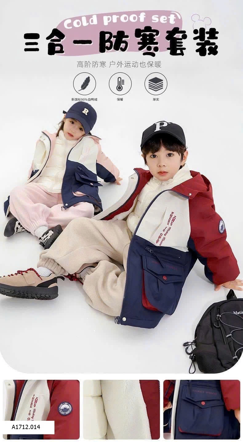 ÁO KHOÁC TRẺ EM  Giá sỉ 250k