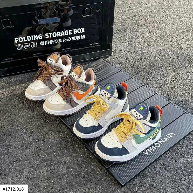 GIÀY THỂ THAO GẤU PHỐI MÀU  Giá sỉ Sz 26-31 #140k Sz 32-37 #149k 