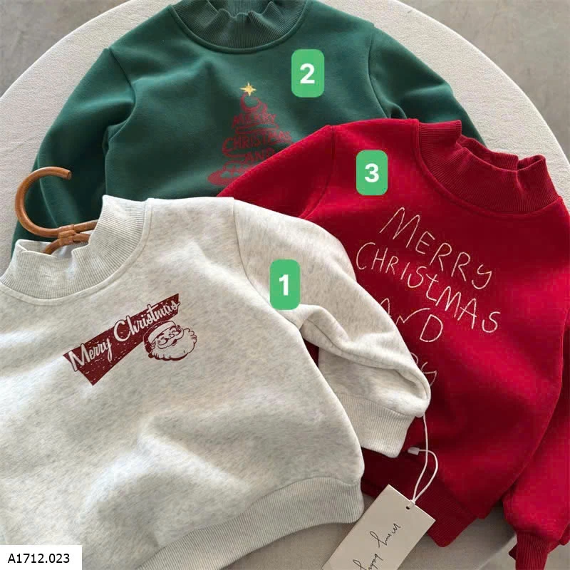 ÁO NỈ GIÁNG SINH MIMIYAN  Giá sỉ 147k