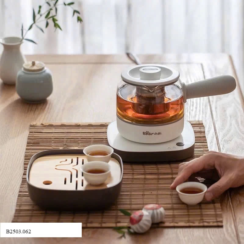 Bộ ấm pha trà điện Bear   Sỉ 680k