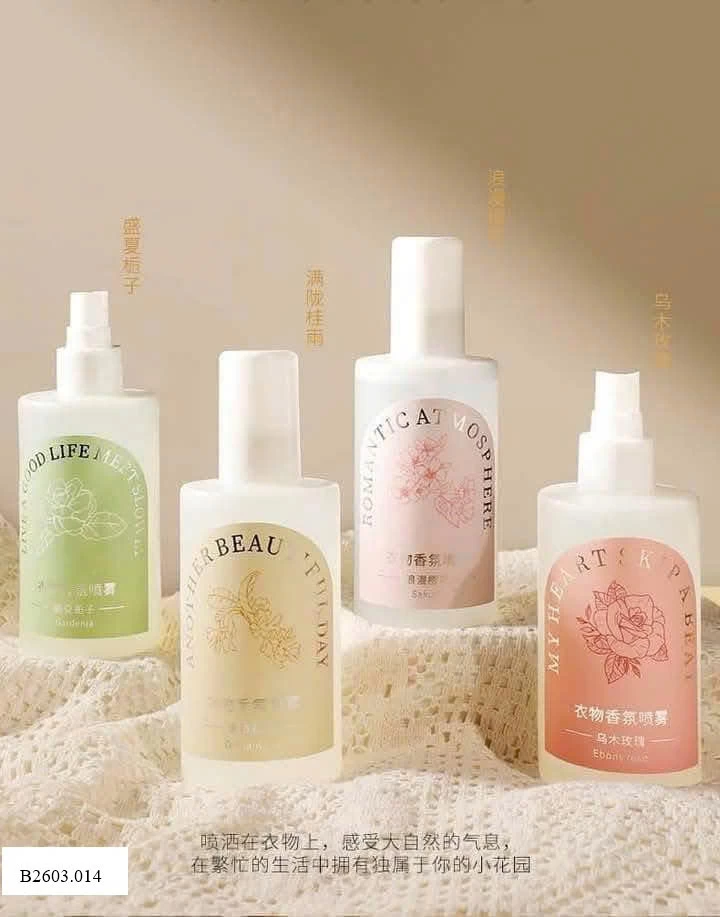 XỊT THƠM QUẦN ÁO  Sỉ 63K/1set 3 chai mix mùi