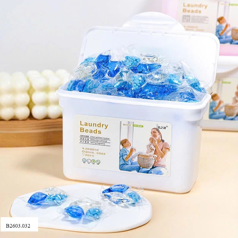 HỘP 50 VIÊN GIẶT XẢ 3 TRONG 1 SIÊU THƠM    Sỉ 50k/ 1 hộp 50 viên