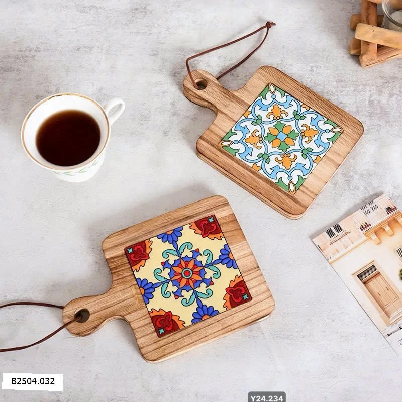 LÓT NỒI BẰNG GỖ Sỉ 140k/1 set 4 chiếc là 1 màu hoặc mix màu 