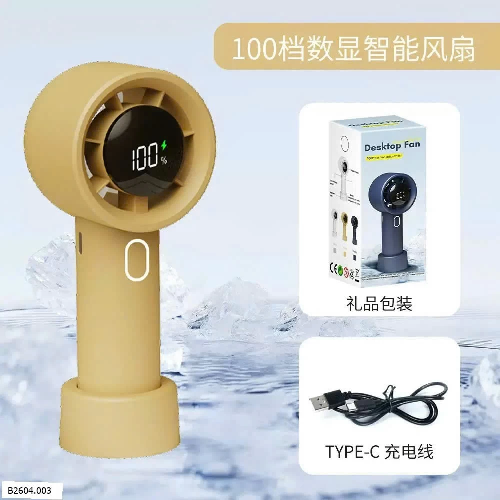 QUẠT MINI CẦM TAY 100 CẤP ĐỘ GIÓ Sỉ 59k