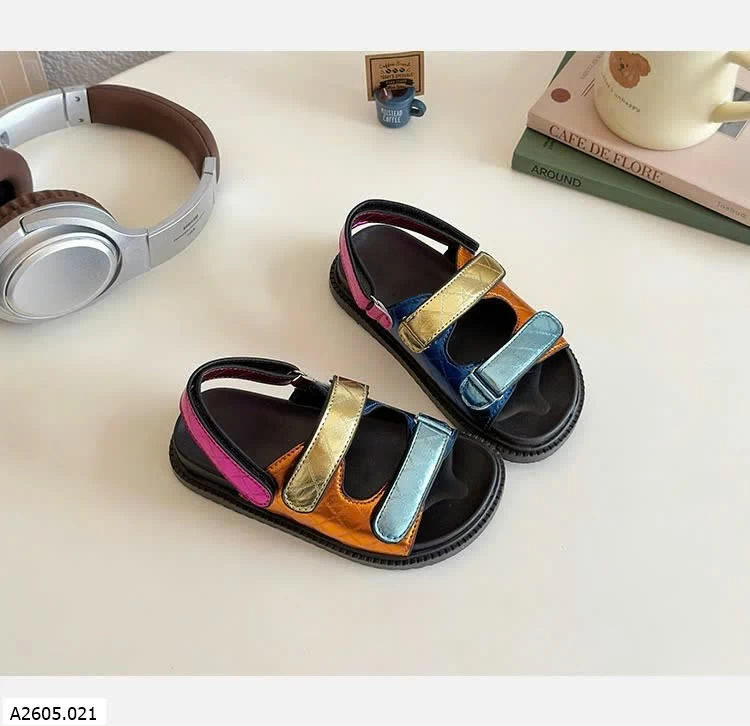 DÉP SANDAL MÀU SẮC CHO BÉ Sỉ giá  sz 26-30: 127k  sz 31-35: 136k 