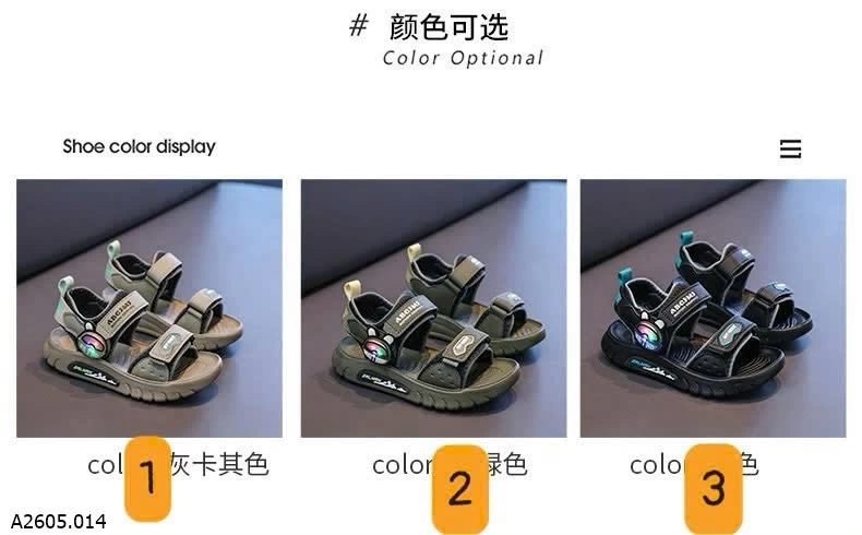 SANDAL CHO BÉ TRAI  Sỉ Giá sz 27-32: 136k / 33-38: 145k