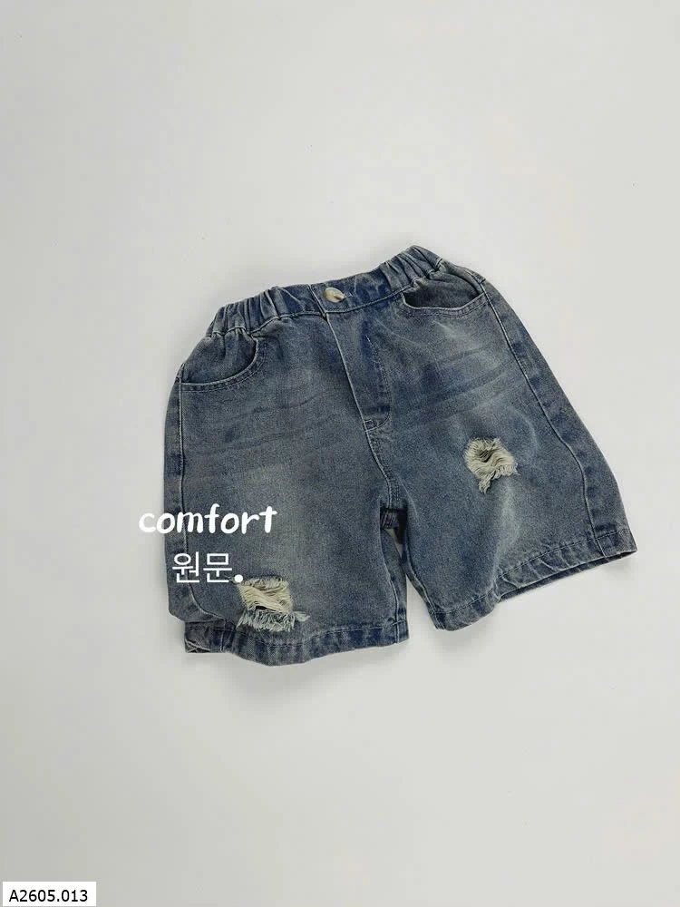 QUẦN SHORT JEAN CHO BÉ TRAI Sỉ 160k