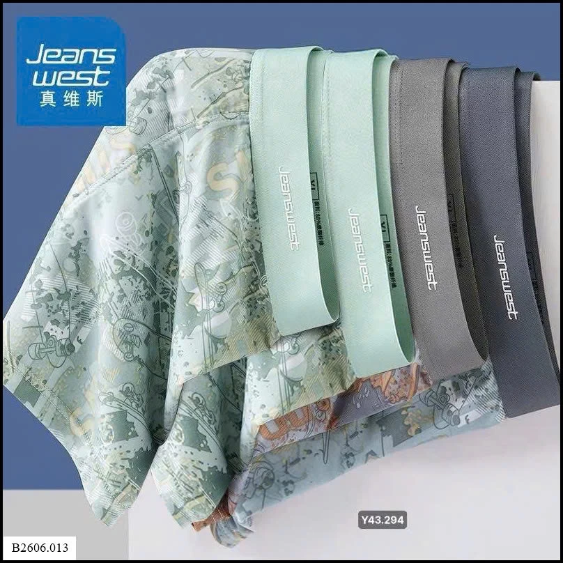 Set 4 boxer lụa băng Sỉ giá 140k
