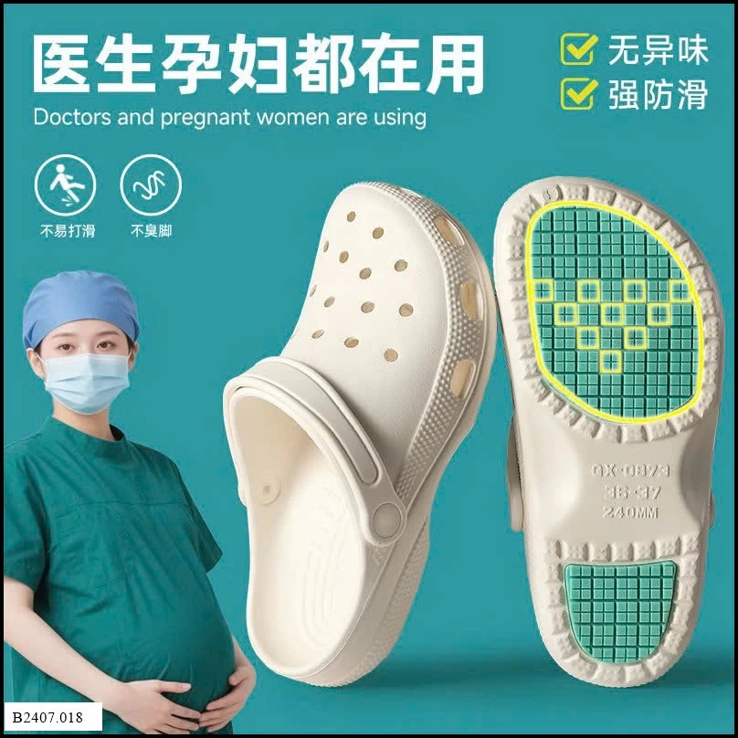 CROCS CHỐNG TRƯỢT CHO BÀ BẦU Giá sỉ  115K