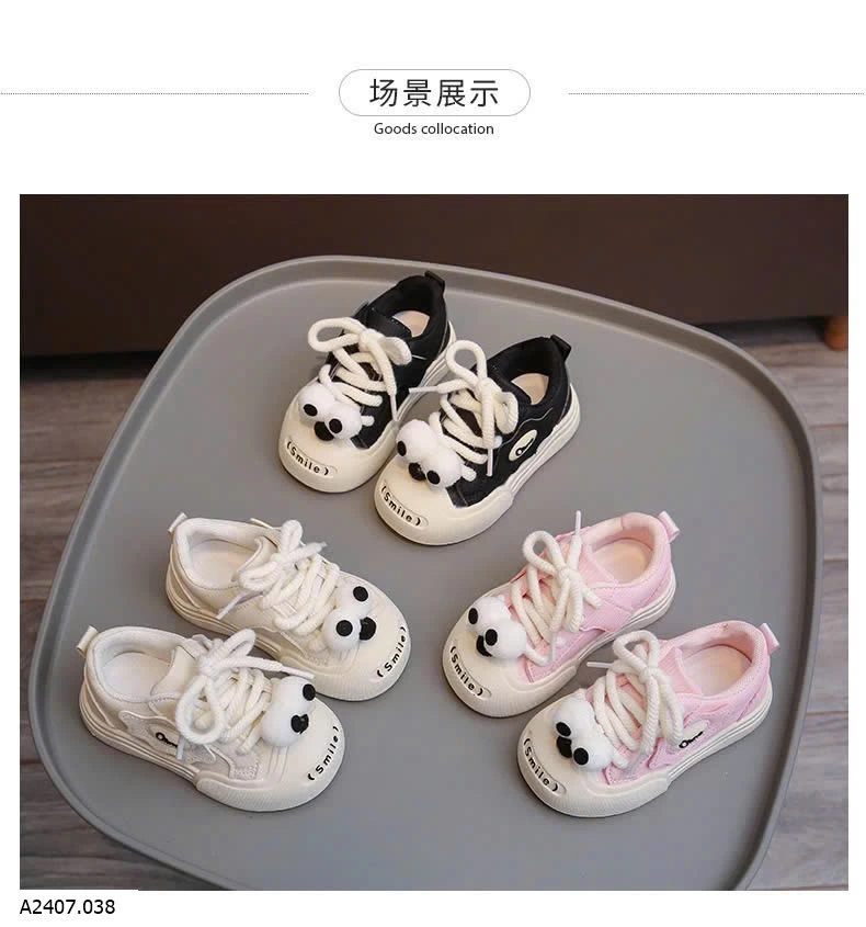 GIÀY THỂ THAO CUTE CHO BÉ Sỉ giá sz 22-26: 121k  sz 27-31: 131k 