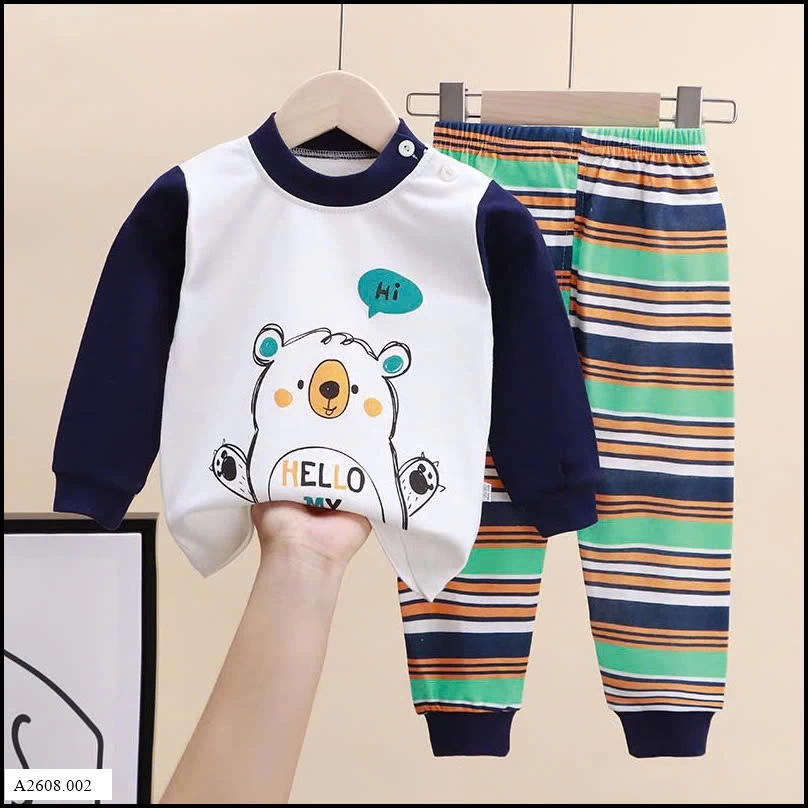 BỘ MẶC NHÀ CHO BÉ YÊU(M19-M36)   Giá sỉ Sz 73-100 #65k Sz 110-140 #82k