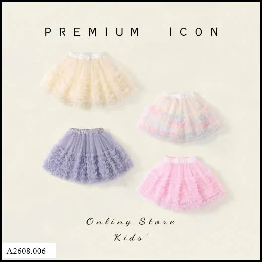 Chân váy TUTU mẫu mới chính hãng #PREMIUM   Giá sỉ 115k