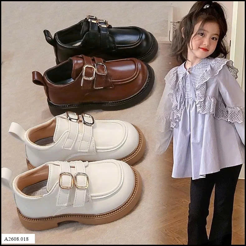 GIÀY DA LOAFER CHO BÉ GÁI   Giá sỉ 115k