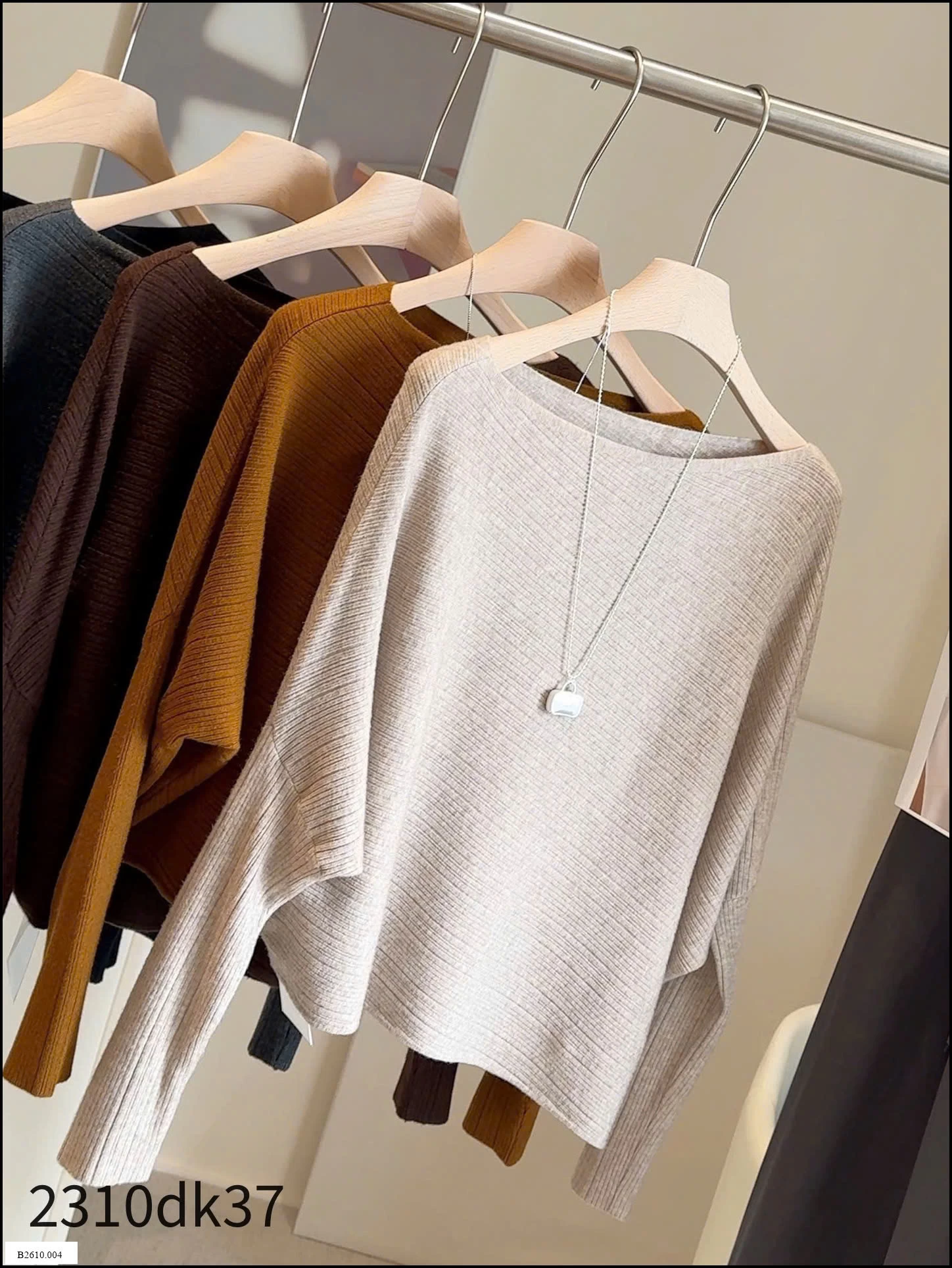 ÁO LEN DỆT KIM CÁNH DƠI ANNA   Giá sỉ 175k