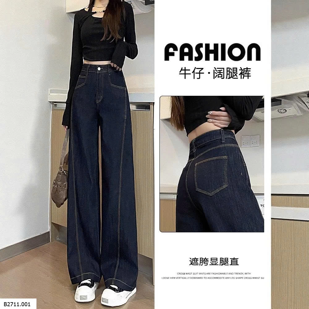 QUẦN JEAN SUÔNG VIỀN GÂN  Giá sỉ 155k