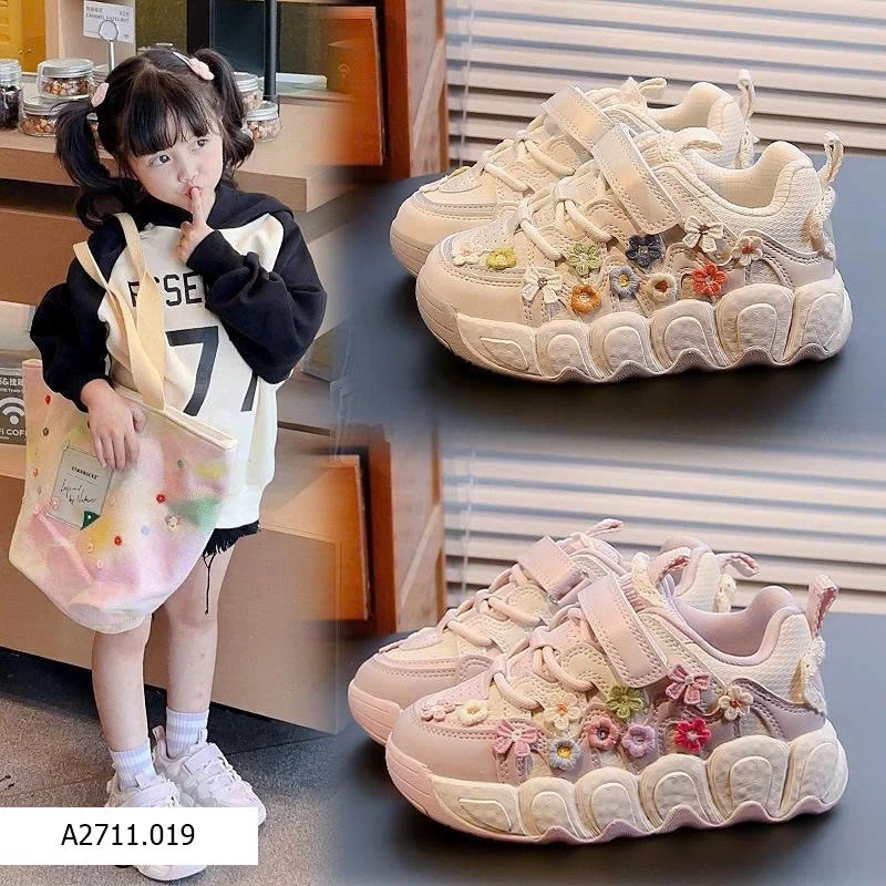 GIÀY THỂ THAO HOA SIÊU XINH CHO BÉ GÁI Giá sỉ 170k