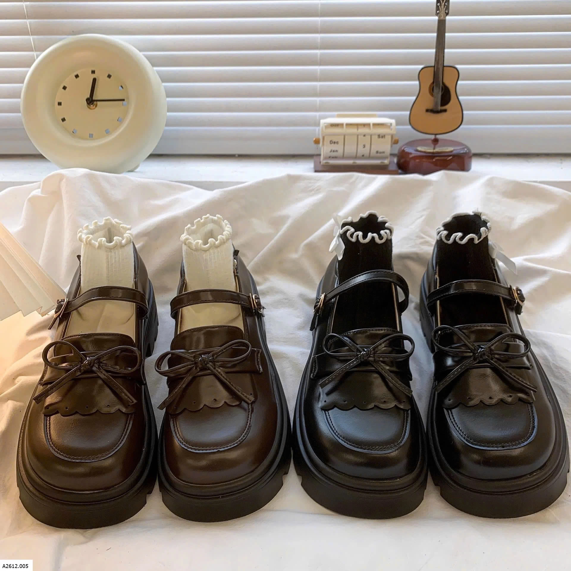 GIÀY MOCA ĐỘN ĐẾ BÉ GÁI GẮN NƠ Giá sỉ sz 26-31 giá 140k sz 32-37 giá 150k