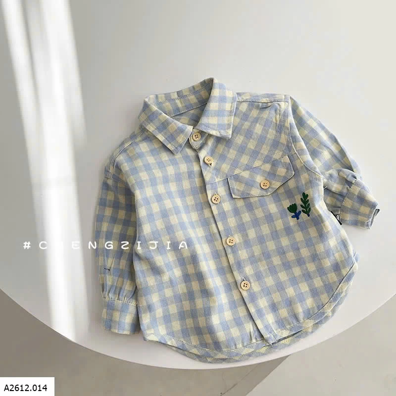 ÁO SƠ MI KẺ CHO BT  Giá sỉ 123k