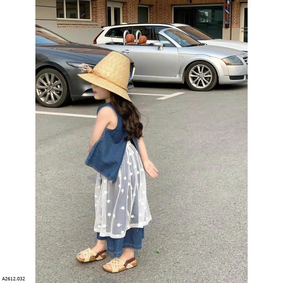 SET DENIM BÉ GÁI  Giá sỉ 200k