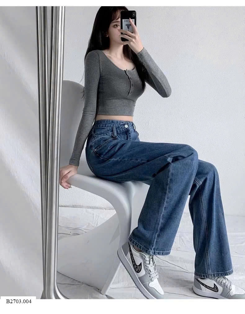 QUẦN JEAN SUÔNG CẠP CHÉO Sỉ 135k/ 1 CHIẾC